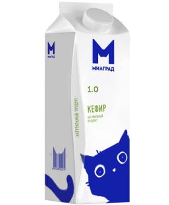Кефир м.д. жира 1,5% тм Милград