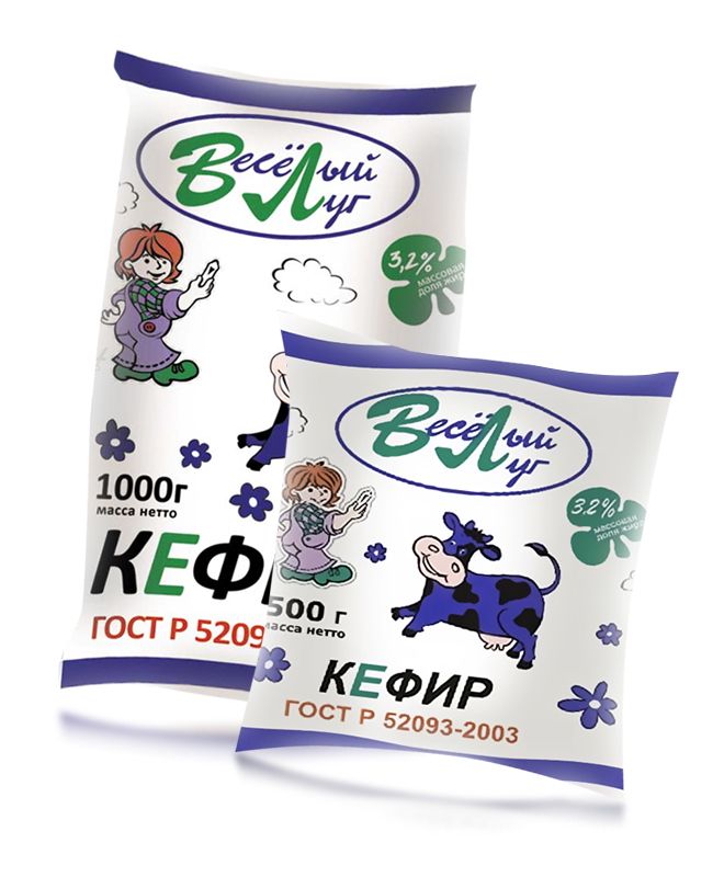 Кефир тм Веселый луг
