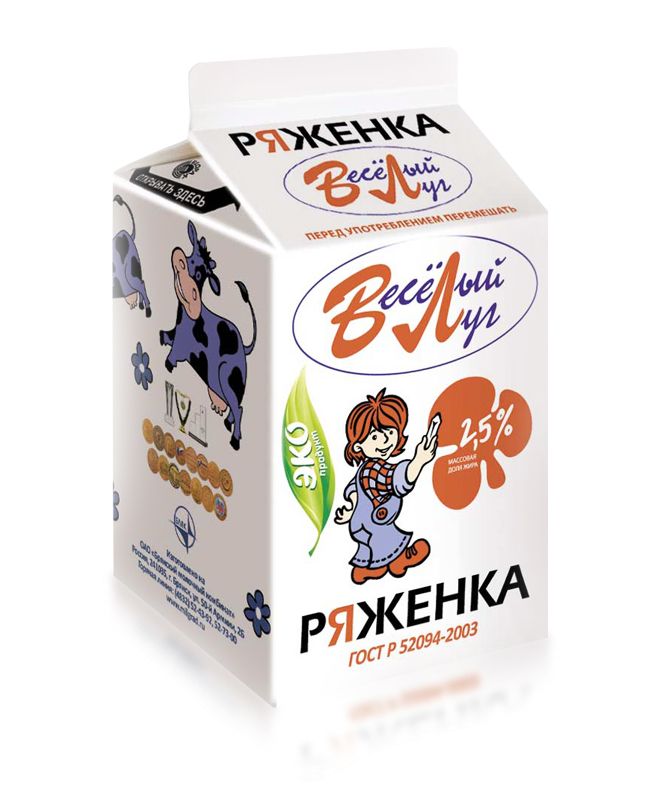 Ряженка тм Веселый луг